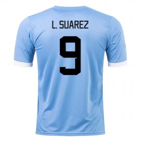 Uruguay L. SUAREZ 9 Fotbollströjor Hemma tröja World Cup 2022 Kortärmad